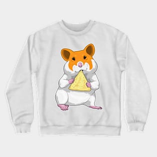 Hamster Potato chips Crewneck Sweatshirt